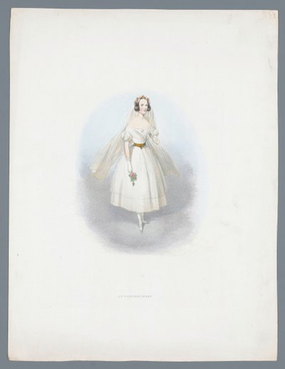 Kobieta w sukni ślubnej autorstwa Huib van Hove Bz (attributed to)