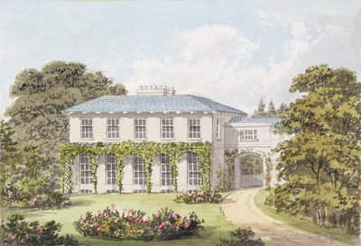 Projekt południowego frontu domu na Clapham Common dla Williama Holme