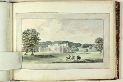 Czerwona Księga: Welbeck autorstwa Humphry Repton