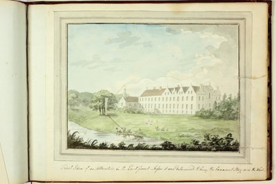 Czerwona Księga: Welbeck autorstwa Humphry Repton