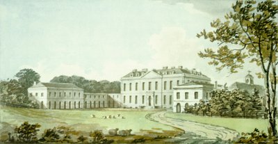 Czerwona Księga dla Sheringham Hall, ok. 1812 r. autorstwa Humphry Repton