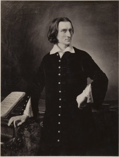 Portret Franciszka Liszta autorstwa Hungarian School