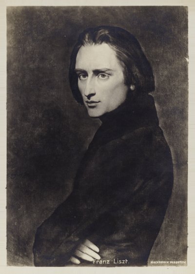 Portret Franciszka Liszta autorstwa Hungarian School