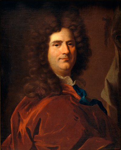 Autoportret - Autoportret - Obraz Hyacinthe Francois Honore Rigaud (1659-1743) - ca 1705 - Olej na płótnie - 65,5 x 53,5 - Museu Nacional d