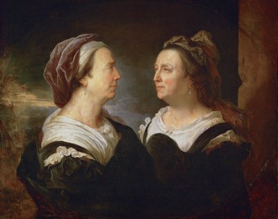 Pani Rigaud, z dwoma różnymi postawami ... autorstwa Hyacinthe Francois Rigaud