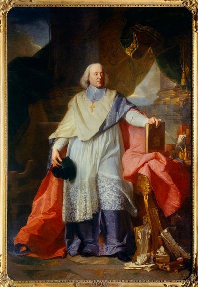 Pełnowymiarowy portret Jacques-Benigne (Jacques Benigne) Bossueta (1627-1704), biskupa Meaux Malarstwo autorstwa Hyacinthe Rigaud (1659-1743) 1702 nd. 2,40 x 1,65 m autorstwa Hyacinthe Francois Rigaud