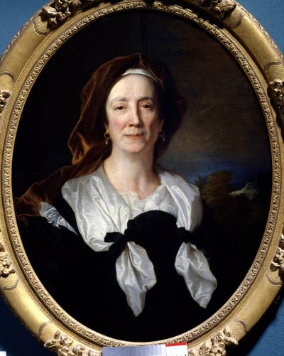 Portret Marie Serre, matki artysty Obraz Hyacinthe Rigaud (1659-1743) 1695 nd. 0,79x0,61 m Taon, zamek Fontaine Henry. autorstwa Hyacinthe Francois Rigaud