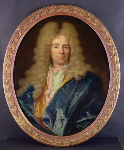 Portret Michela Begon Młodszego autorstwa Hyacinthe Francois Rigaud