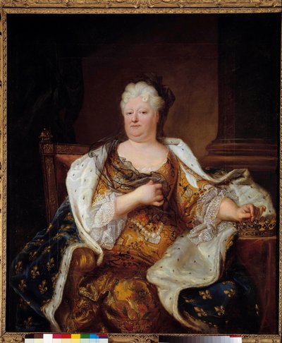 Portret księżniczki Palatine Charlotte Elisabeth de Baviere autorstwa Hyacinthe Francois Rigaud