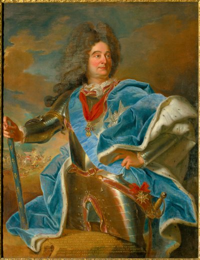 Portret marszałka Villars (1653-1734) nawet Francji Obraz Hyacinthe Rigaud (1659-1743) XVIII-wieczny Chateau de Vaux le Viscount. autorstwa Hyacinthe Francois Rigaud