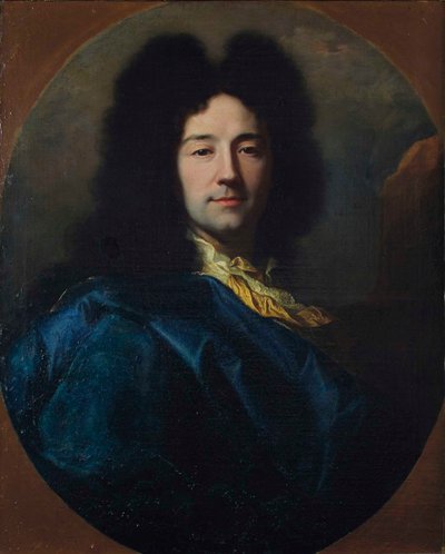 Autoportret Autoportret, powiedziany do niebieskiego płaszcza, 1696. autorstwa Hyacinthe François Honoré Rigaud