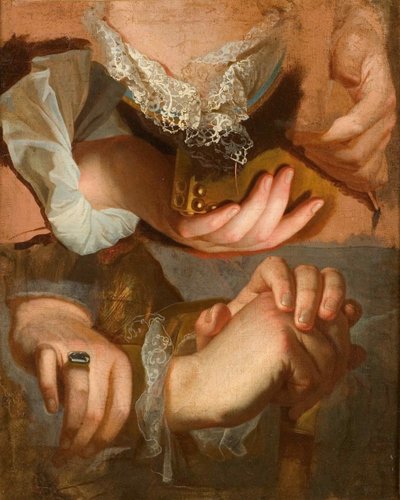 Studia rąk, ok. 1715-1723. autorstwa Hyacinthe François Honoré Rigaud