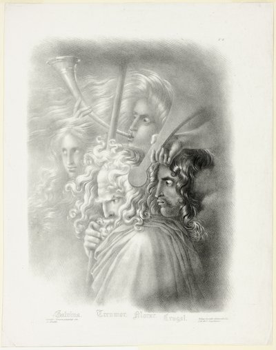 Galvina, z kolekcji głów do nauki autorstwa Hyacinthe Louis Aubry Lecomte