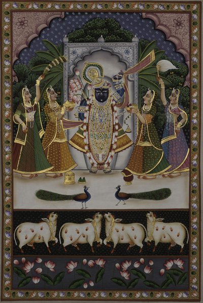 Shreenathji z gopi autorstwa IMAGINEERS STUDIO