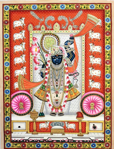 Pełen życia indyjski Shrinathji autorstwa IMAGINEERS STUDIO