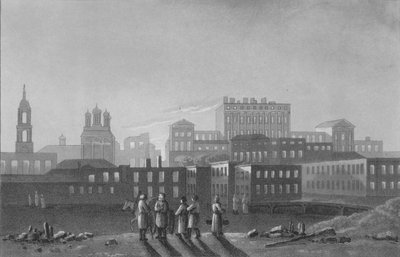 Pałace Paszowa Menzikowa, Apraksina i in. Biełgorod, Moskwa, 1817 autorstwa I Clark