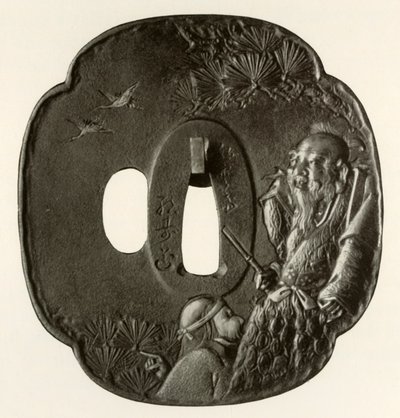 Stara para Takasago, ok. 1800-1820, 1910 r. autorstwa Ichijosai Hirotoshi
