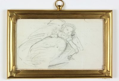 William John Arthur Charles James Cavendish Bentinck (ołówek na papierze) autorstwa Ida Brown Kinnaird
