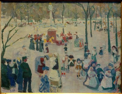 Plac zabaw w Jardin du Luxembourg autorstwa Ida Gerhardi