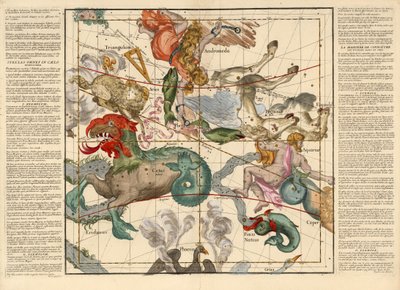 Równonoc wiosenna 1674 (grawerowanie ręcznie kolorowane) autorstwa Ignace Gaston Pardies