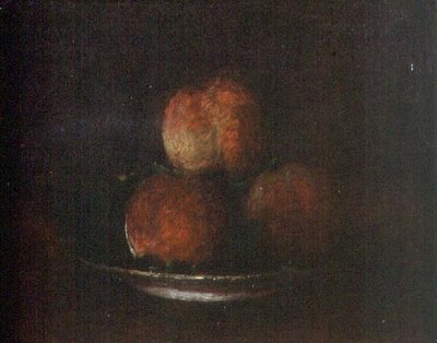 Trzy Brzoskwinie (olej na płótnie) autorstwa Ignace Henri Jean Fantin Latour