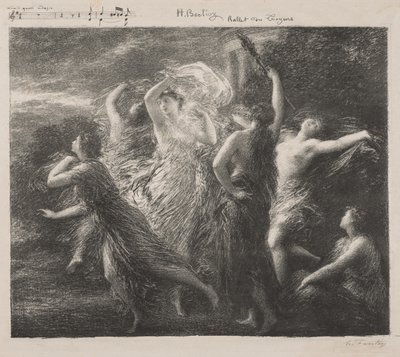 Ballet du Troyons, 1893. autorstwa Ignace Henri Jean Fantin-Latour