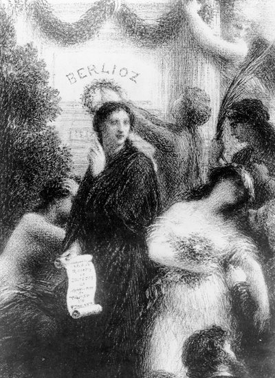 Berlioz, czyli Urodziny, 1876 autorstwa Ignace Henri Jean Fantin-Latour