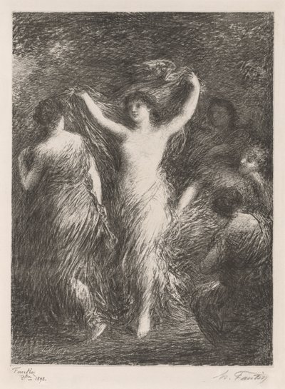 Tańce, 1898. autorstwa Ignace Henri Jean Fantin-Latour