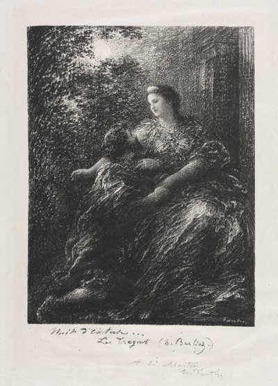 Duet trojanów, 1894. autorstwa Ignace Henri Jean Fantin Latour