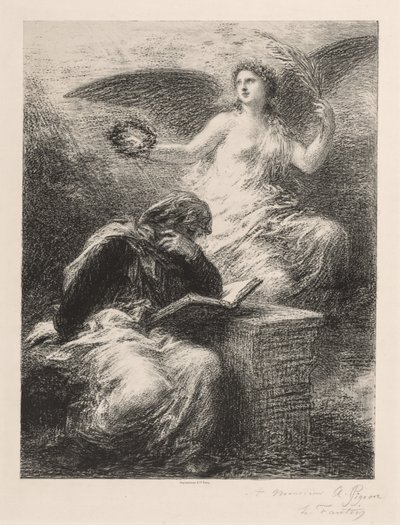 Chwała, 1890. autorstwa Ignace Henri Jean Fantin-Latour