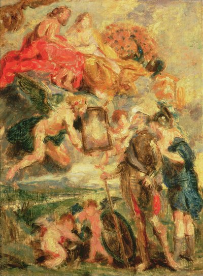 Hołd dla Rubensa (patrz 17689) autorstwa Ignace Henri Jean Fantin Latour
