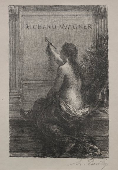 Nieśmiertelność, 1886. autorstwa Ignace Henri Jean Fantin-Latour
