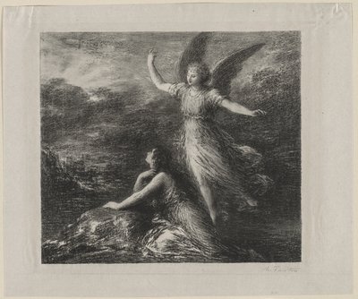 Raj i Peri, 1884. autorstwa Ignace Henri Jean Fantin Latour
