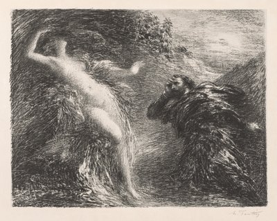Manfred i Astarté, 1892. autorstwa Ignace Henri Jean Fantin Latour