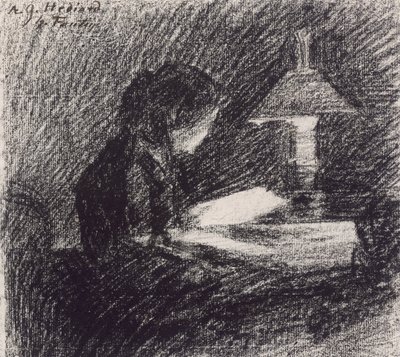 Czytanie autorstwa Ignace Henri Jean Fantin-Latour