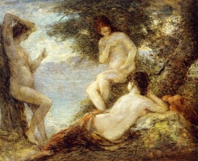 syreny; Syreny, ok. 1904 autorstwa Ignace Henri Jean Fantin Latour
