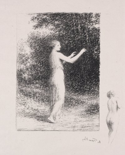 Żebrak. autorstwa Ignace Henri Jean Fantin-Latour