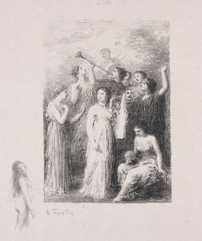 Ślepy. autorstwa Ignace Henri Jean Fantin-Latour