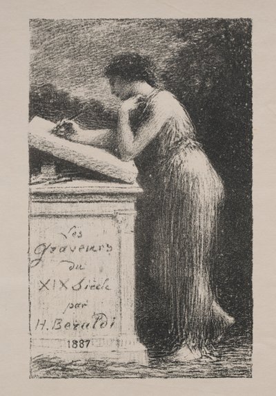 Litografia, 1887. autorstwa Ignace Henri Jean Fantin-Latour