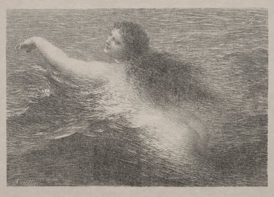 Wodny geniusz, 1896. autorstwa Ignace Henri Jean Fantin Latour
