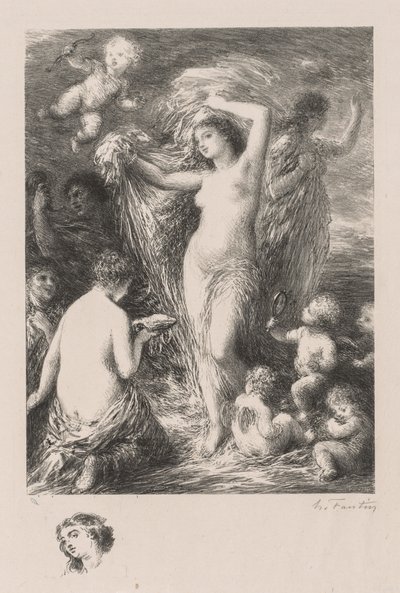 Wenus Anadyomene, 1898. autorstwa Ignace Henri Jean Fantin Latour