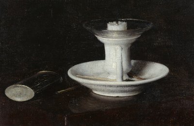 Biały świecznik, 1870 autorstwa Ignace Henri Jean Fantin Latour