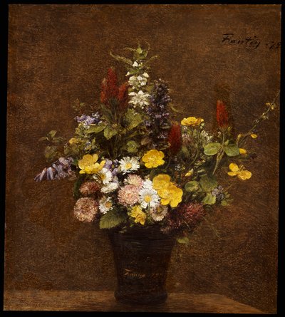 Dzikie Kwiaty autorstwa Ignace Henri Jean Fantin-Latour