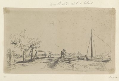 Bruggetje van Six Kolekcja osiemdziesięciu pięciu oryginalnych grafik (tytuł serii) autorstwa Ignace Joseph de Claussin
