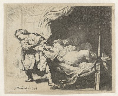 Żona Józefa i Potyfara autorstwa Ignace Joseph de Claussin