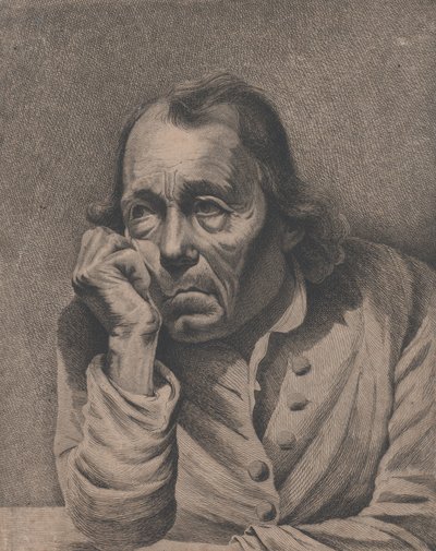 Człowiek melancholijny, ca. 1800. autorstwa Ignace Joseph de Claussin