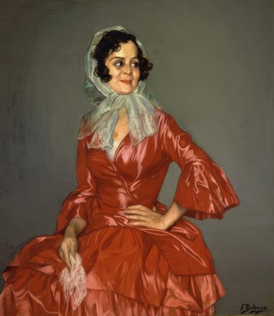 ANGUSTIAS DE RED - 1939 - O / L - 117X101 CM autorstwa Ignacio Zuloaga y Zabaleta