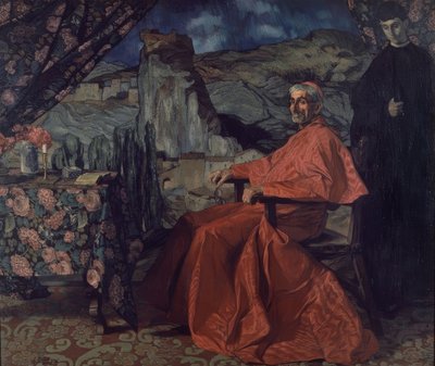 EL CARDENAL - 1912 - O / L - 201 X 236 CM autorstwa Ignacio Zuloaga y Zabaleta