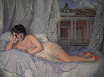 PANI ESCARDO - 1927 - O / L - 124X163 CM autorstwa Ignacio Zuloaga y Zabaleta