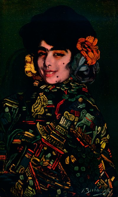 Hiszpanka, 1907, 1932 autorstwa Ignacio Zuloaga y Zabaleta
